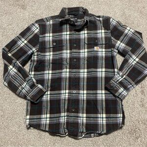 Men’s Carhartt Midweight Flannel Shirt Size S